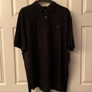 Mens XXL Black Polo